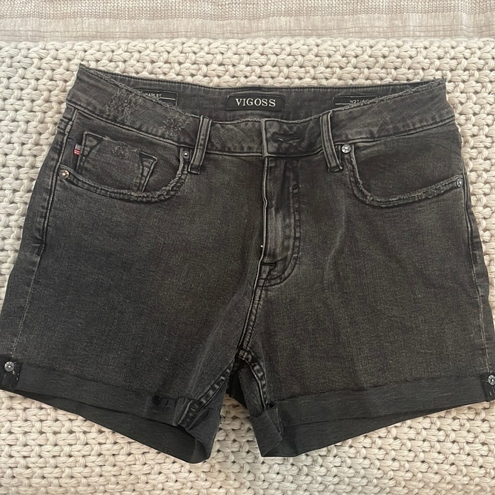 Vigoss Black Denim Women's Shorts